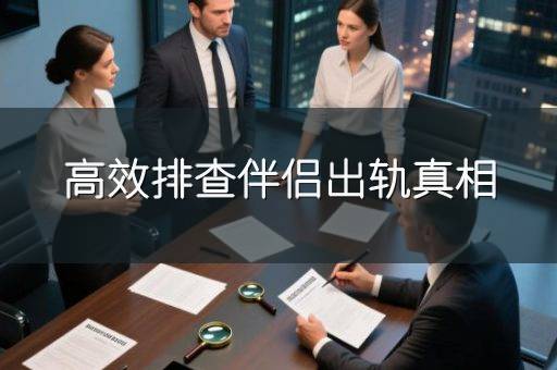 高效排查伴侣出轨真相
